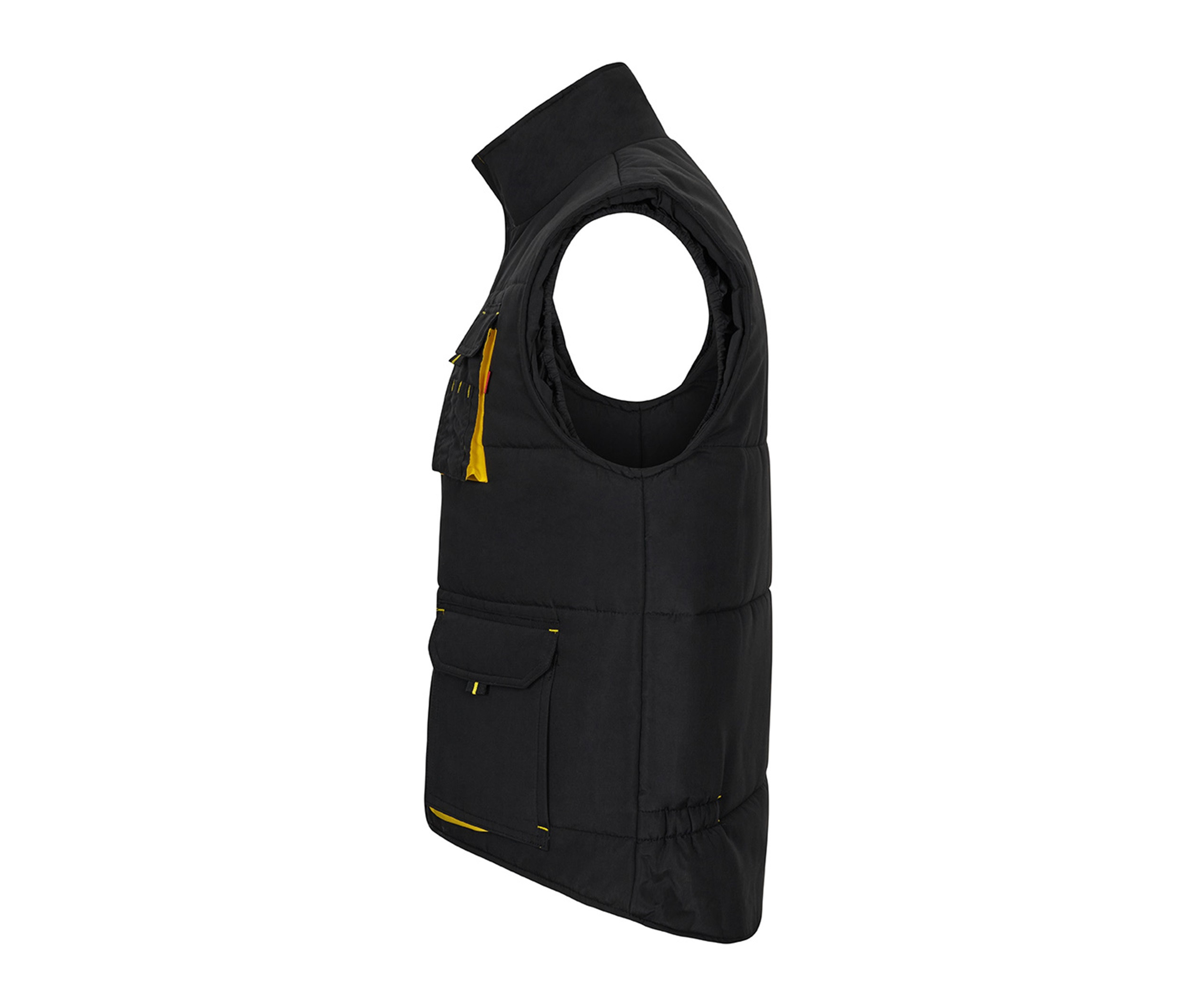 GILET MATELASSÉ BICOLORE MULTIPOCHES
